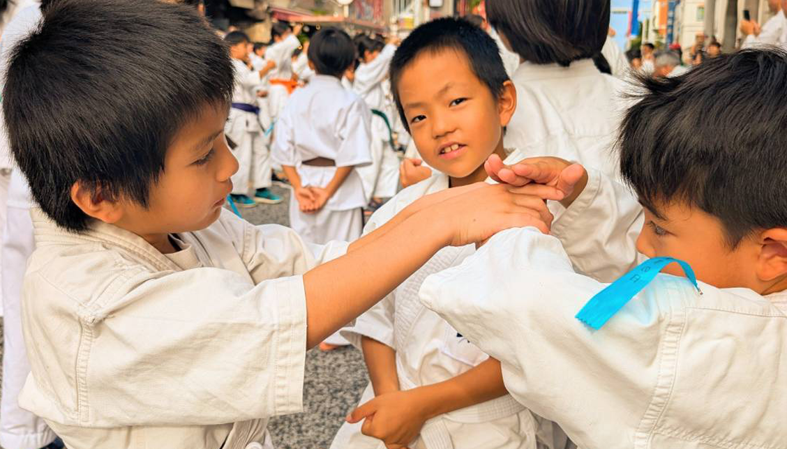 演武祭での待機風景